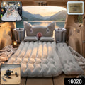 Portable Car Air Mattress Set With Pig Pillow And Cushions For Travel Comfort (1 Set)
